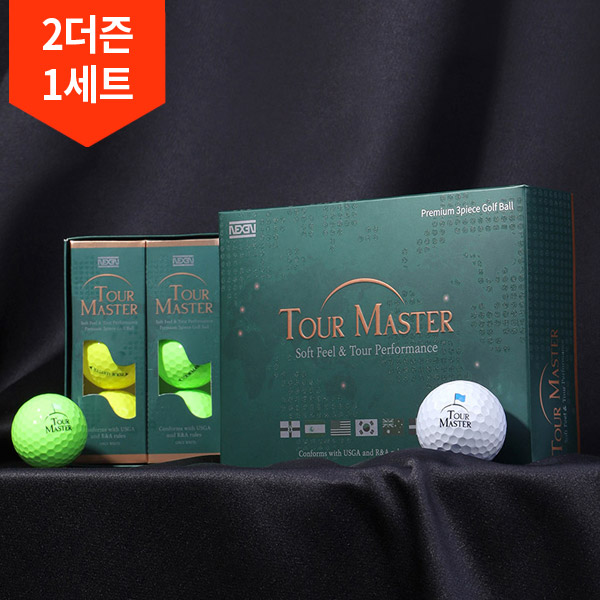 [핫딜] [2더즌 24구] 넥센 투어마스터 소프트필 프리미엄 3피스 골프공