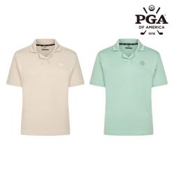 [핫딜] PGA 25신상 여성 에어라이트 쿨링 반팔카라티셔츠 PGWTS52304